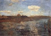 Levitan, Isaak Lake oil painting
